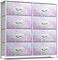 Sorbus Extra Wide Dresser Organizer With 8 Drawers - Large Storage Furniture for Bedroom, Hallway, Living Room, Nursery & Closet